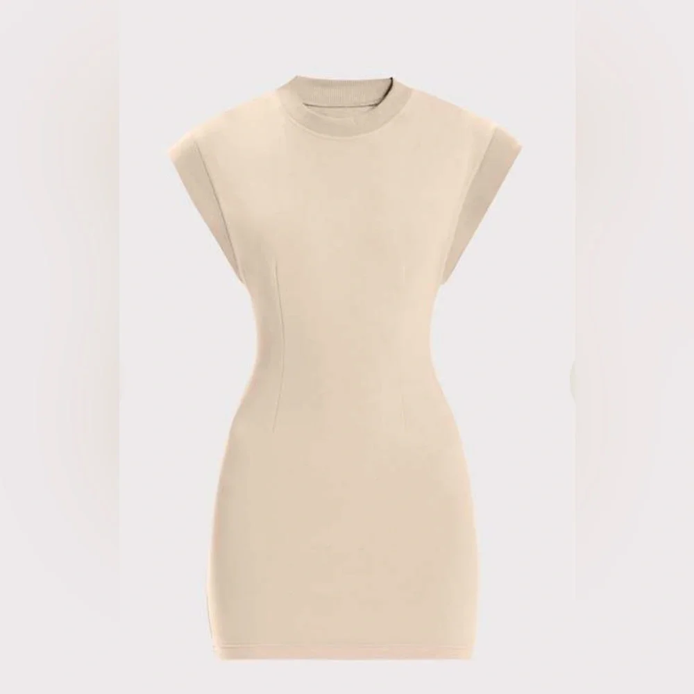 Herve Leger Sweatshirt Mini Dress Desert Size XS - Picture 2 of 14